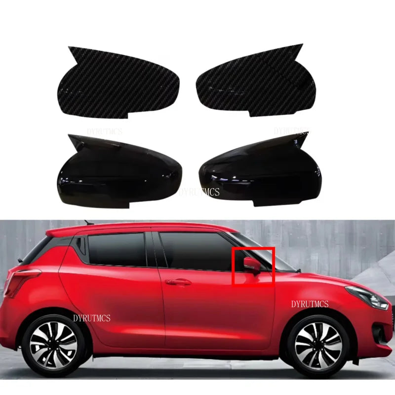 Car Rearview Side Mirror Cover Fit For Suzuki Swift 2018 201