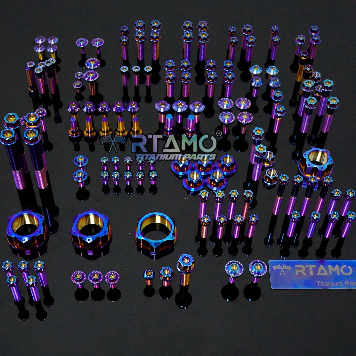 RTAMO Titanium Alloy Bolts for Yamaha YZF-R1 Front Caliper A