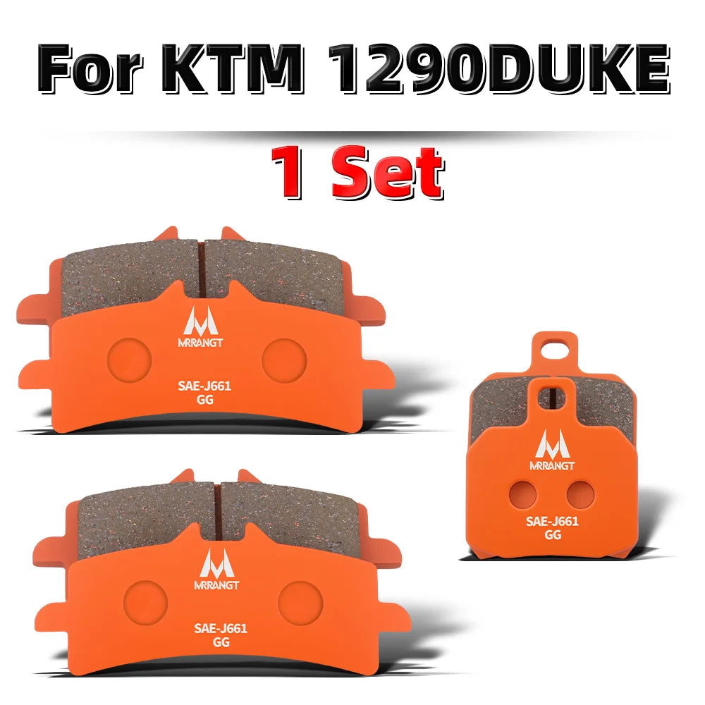MRRANGT Motorcycle Ceramic Brake Pads Kit For KTM Duke 390 790 1290 Adventure ADV 790 1050 1090 1190 1290 Models Front Rear Set