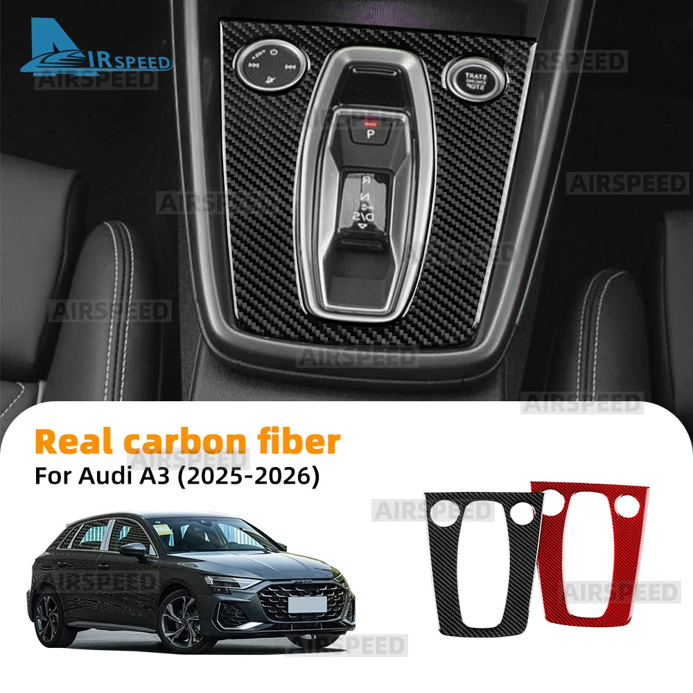 Real Soft Carbon Fiber Sticker for Audi A3 S3 8Y 2025 2026 L