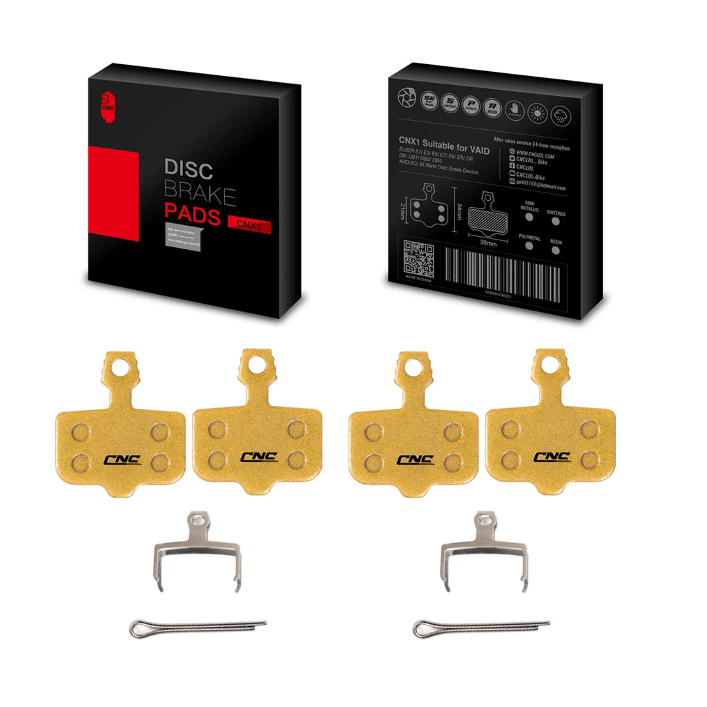 SUNTNUR Disc Brake Pads For AVID ELIXIR R CR CR-MAG SRAM LEVEL T TL DB1 3 5 Ceramic/Sintered/Resin Bike Brake Pads 2 Pair
