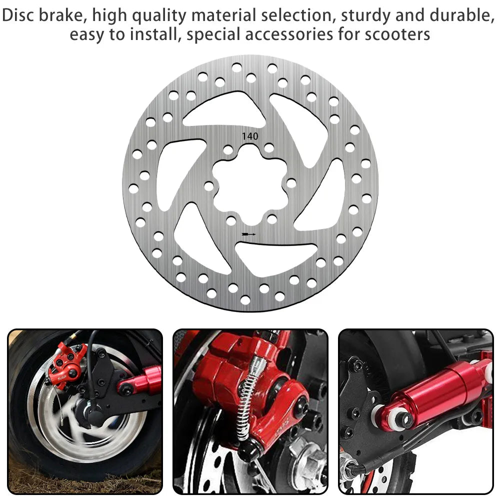 140mm 6 Holes Brake Disc Rotor For INOKIM OX OXO Electric Sc