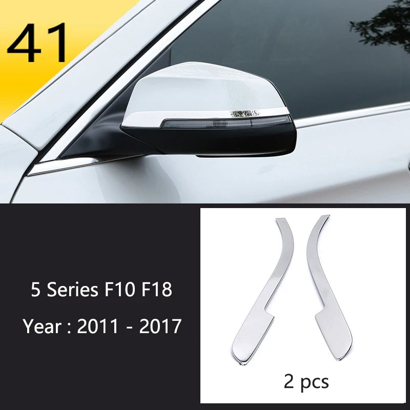 For BMW 5 Series F10 F18 Car Styling Interior Buttons Panel Frame Decoration Cover Trim Car Sticker Stainless Steel Accessories