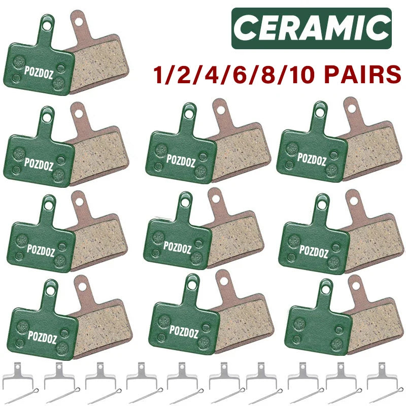 POZDOZ MTB Ceramic Road Brake Pads for SHIMANO B01S B05S Mou