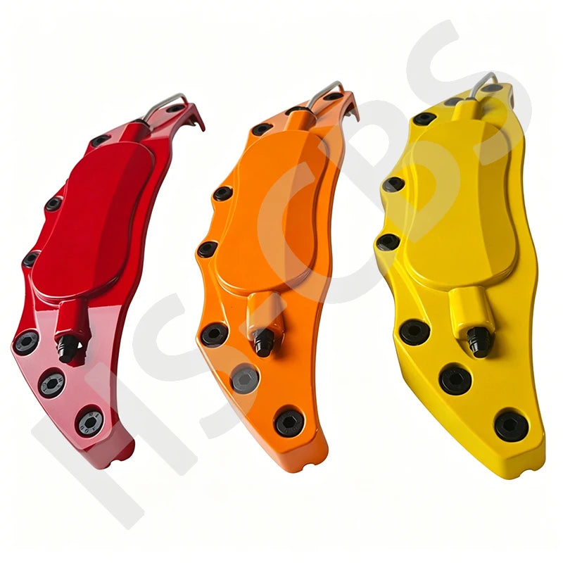 4Pcs Metal Car Brake Caliper Covers Anti Dust Protective Dis