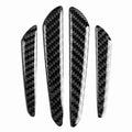 4Pcs Carbon Fiber Door Edge Guard Bumper Protector Strips Tr