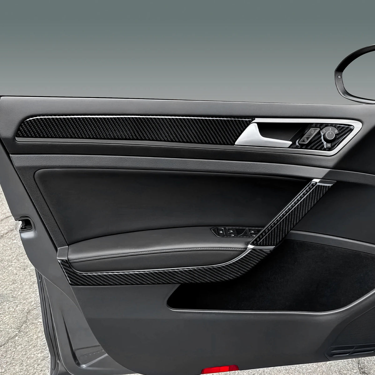 For VW Golf VII MK7 GTE GTI R Variant Car Door Armrest Decor