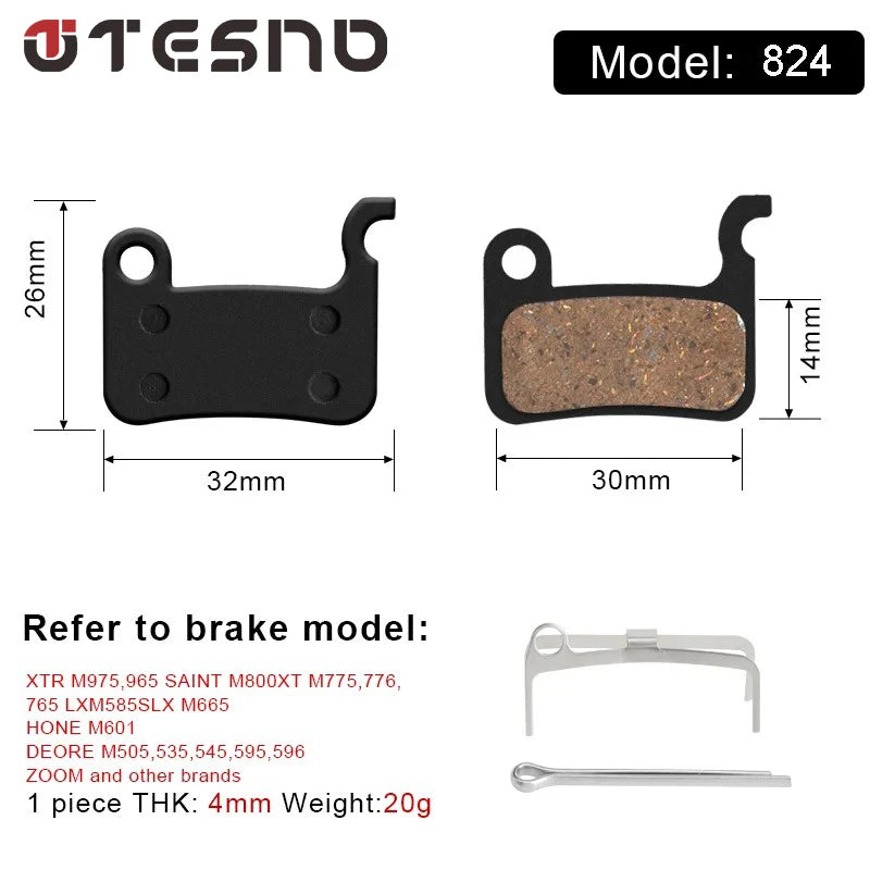 TESNO Resin Disc Brake Pad For SHIMANO A01S Wear-resistant H