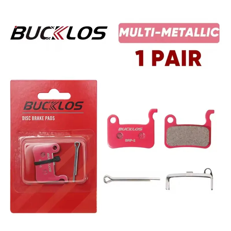 BUCKLOS Bike Brake Pads Resin/Ceramic/Copper-Based/Sintered-Metal Hydraulic Brake Pad wear-resistant Bike Pads Bicycle Parts