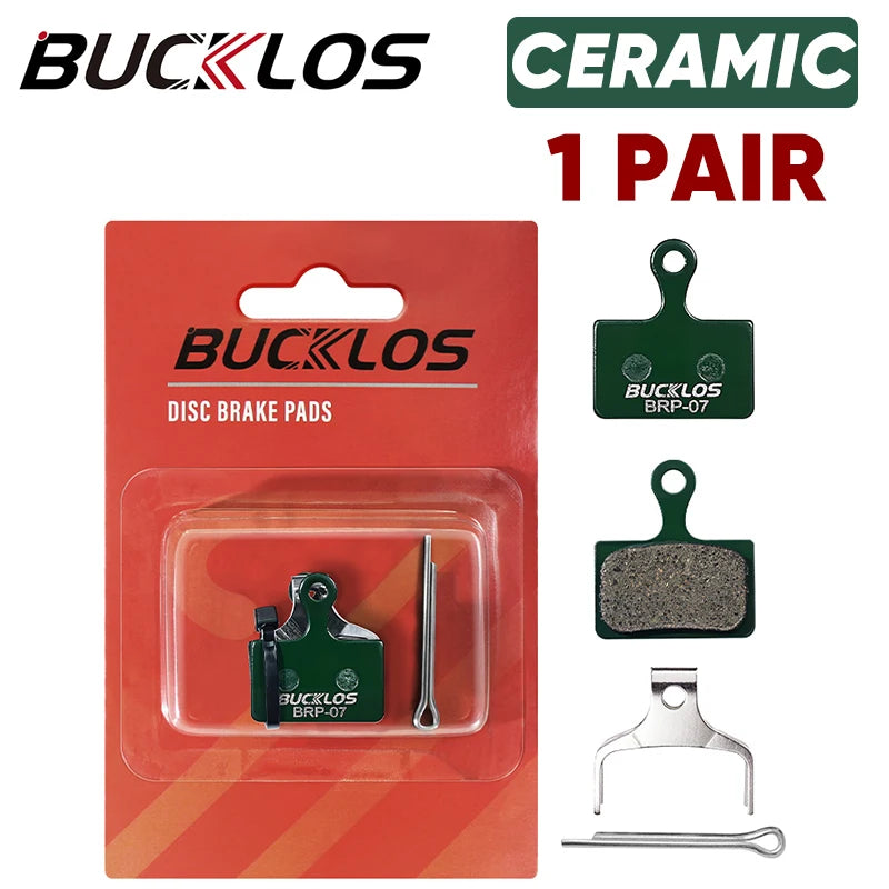 BUCKLOS Ceramic Hydarulic Disc Brake Pads For SHIMANO K05S K03S 1/2/4/6/8/10Pair MTB Brake Pad Wear-resistant Disc Brake Pads