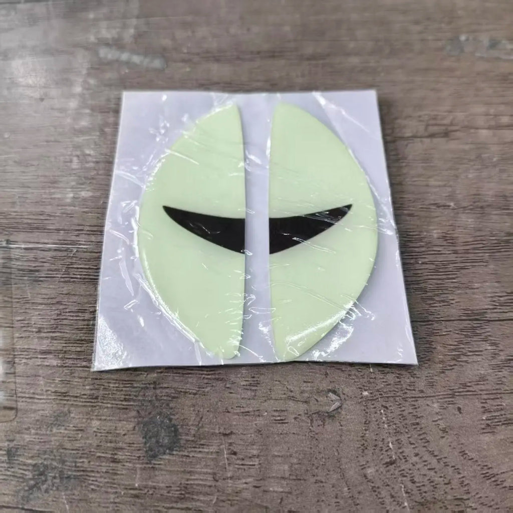 3D Luminous Motorcycle Reflective Fender Devil s Sticker Cut