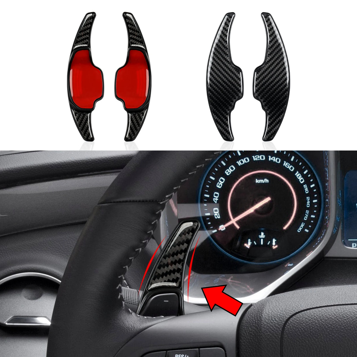 ABS Trim Car Center Console Gear Shift Panel Cover Carbon Fiber Interior Sticker For Chevrolet Camaro ZL1 2010-2015 Accessories