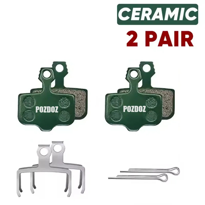 POZDOZ Ceramic Hydraulic Disc Brake Pads Wear-Resistant Disc