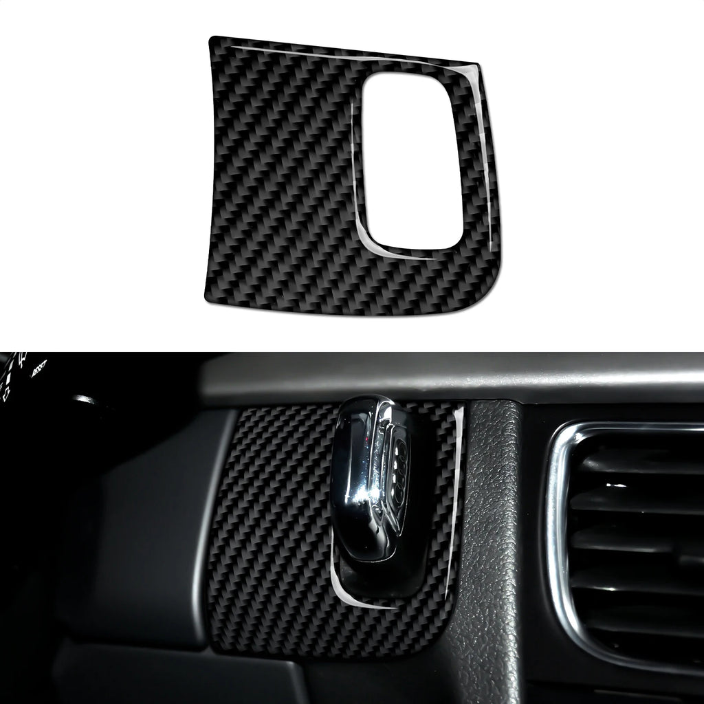 Car Center Console Gear Shift Panel Set For Audi A4 S4 RS4 A5 S5 RS5 (2007-2016) Carbon Fiber Interior Sticker Trim Accessories