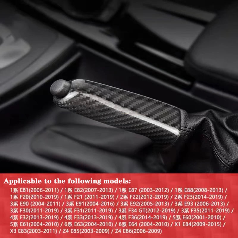 Car Handbrake Grips Cover For BMW E46 E90 E92 E60 E39 F30 F3