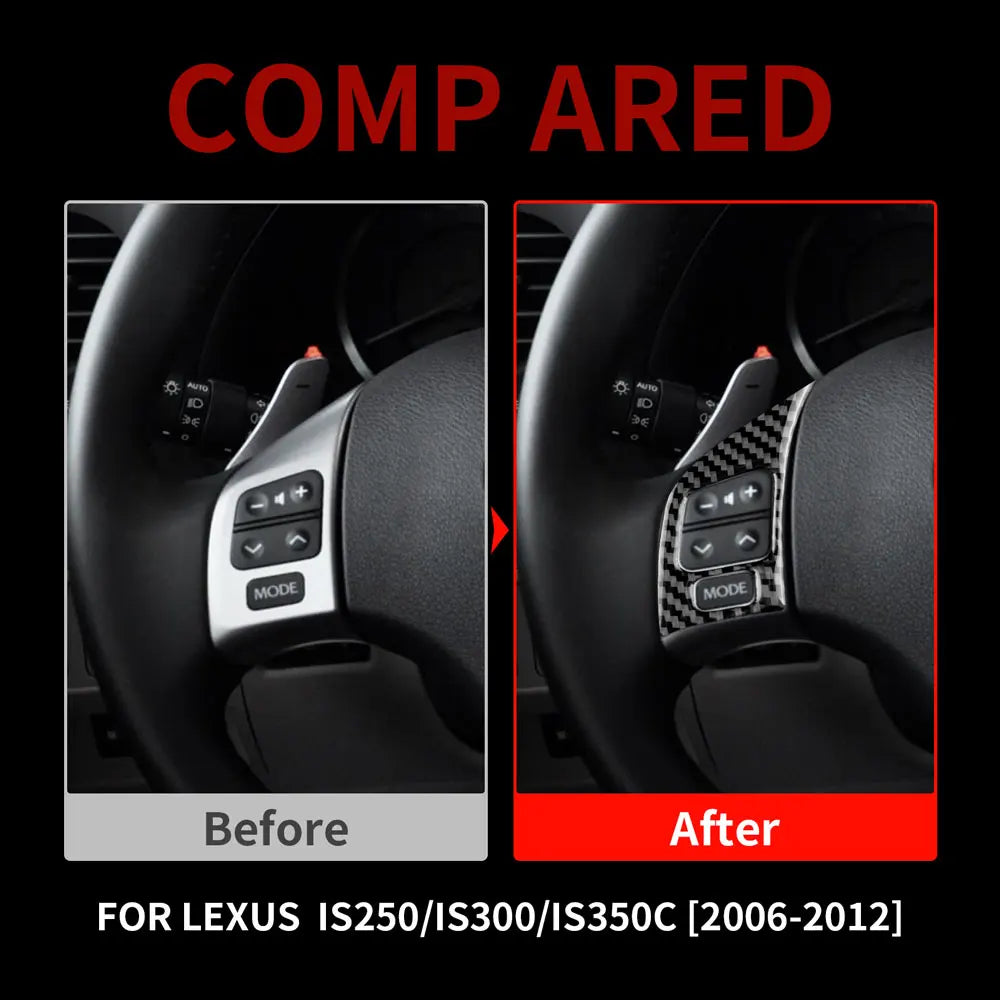 Real Soft Carbon Fiber Sticker For Lexus IS250 300 350C 2006