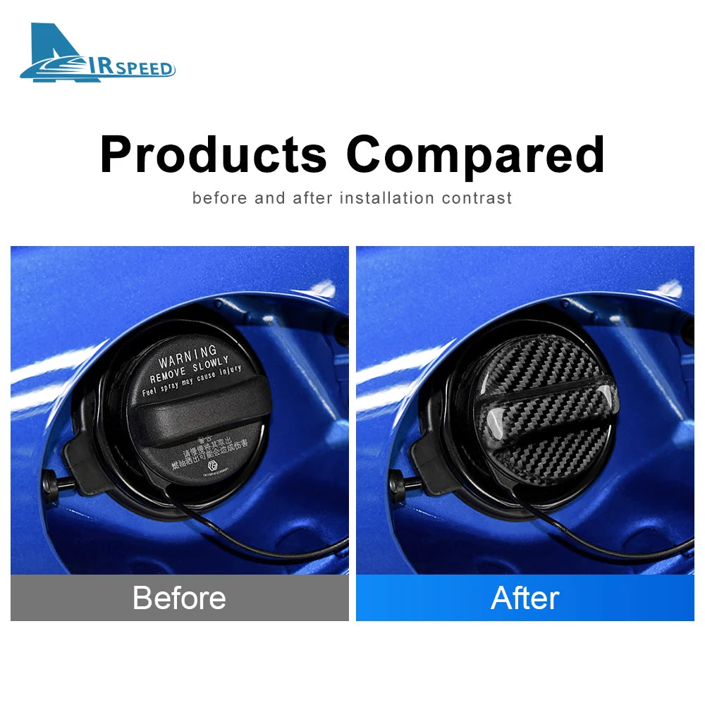 Real Hard Carbon Fiber Sticker For Subaru BRZ WRX STI XV For