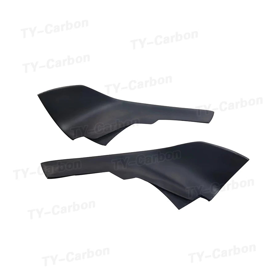 Real Carbon Fiber Car Front Bumper Splitter Side Cover For B