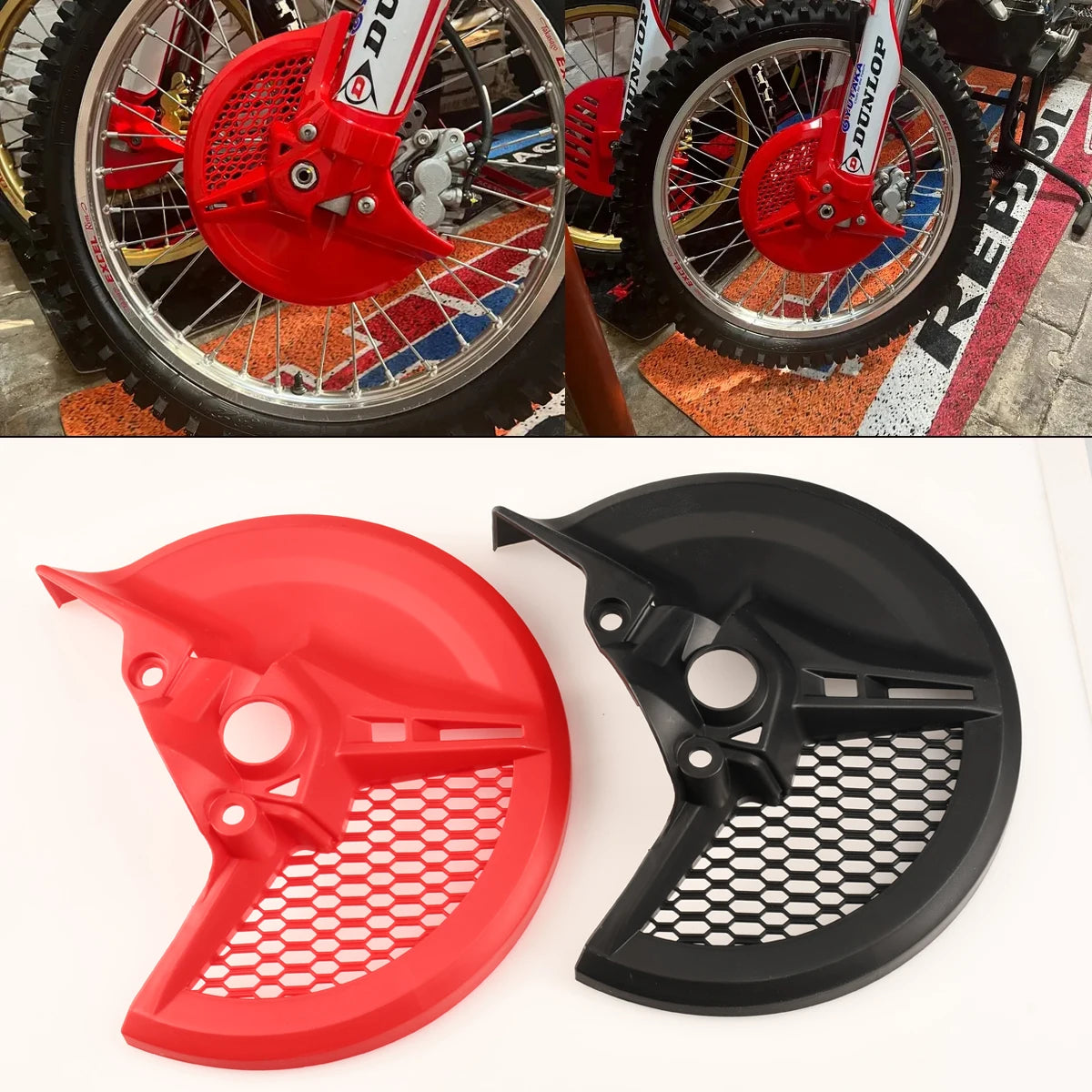 Motocross Front Brake Disc Cover Rotor Guards Rear Calipers 