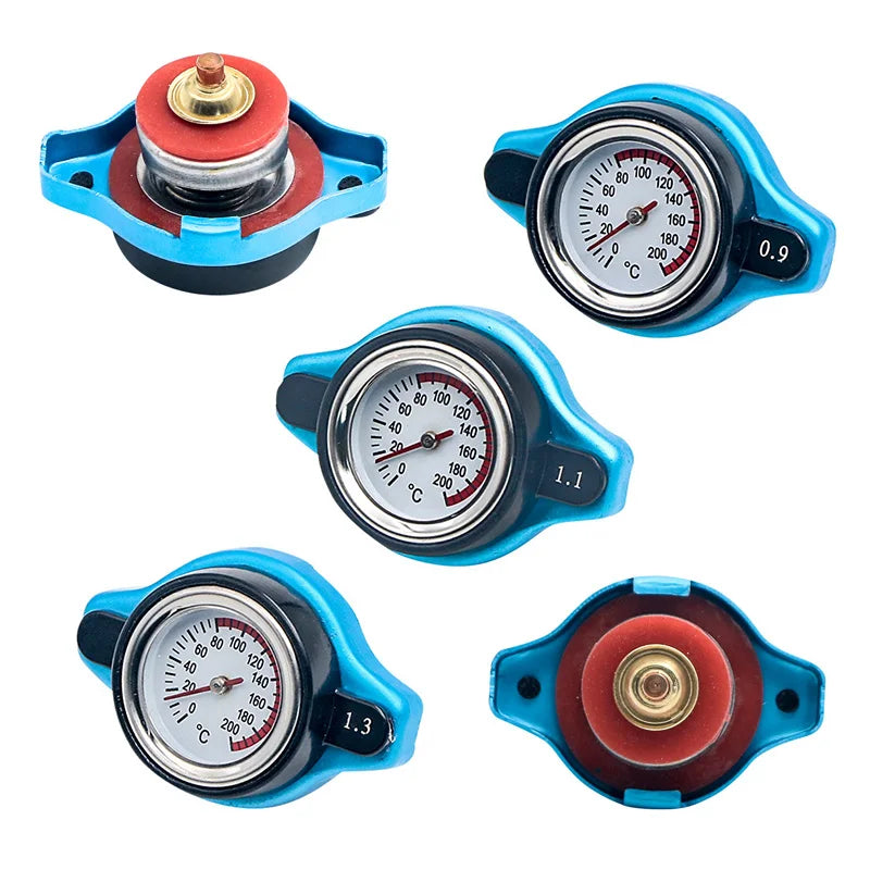 Car Motorcycle Refit Styling Thermo Radiator Cap Tank Cover 