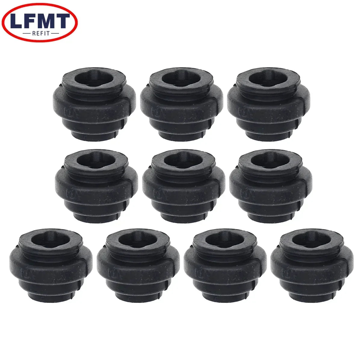 10 sets Motorcycle Scooter Brake Upper Lower Pump Caliper Shock Absorber Sleeve Dust Cover Rubber Disc Waterproof Cap Universal
