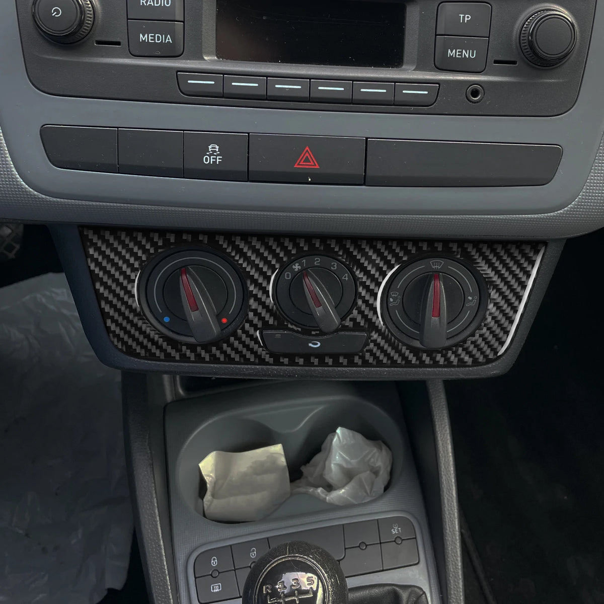 Soft Carbon Fiber Sticker For Seat Ibiza 6j 2009 2010 2011 2