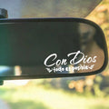 With God Everything Is Possible Stickers for Mirrors Ideal G
