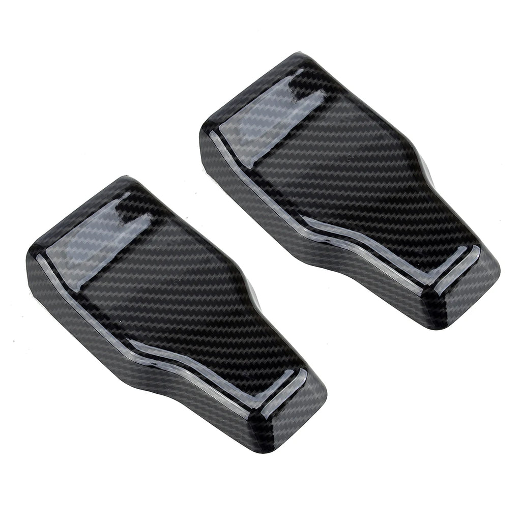 2pcs/set Car Rear Window Glass Hinge Cover Trim ABS Plastic 