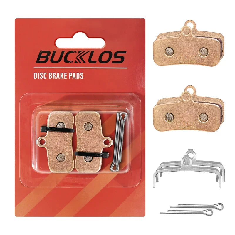BUCKLOS Bicycle Ceramic Brake Pads for Shimano D01S D03S Disc Brake Pads MTB E-Bike 4 Piston Hydraulic Brake Pad Resin Sintered