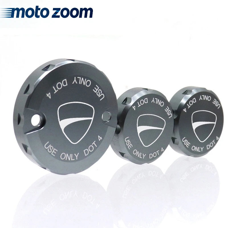 For Ducati Hypermotard 950 950SP 1100 Monster 1200/S/R/EVO Clutch Rear Brake Fluid Reservoir Cover Engine Oil Valve Cap Cover