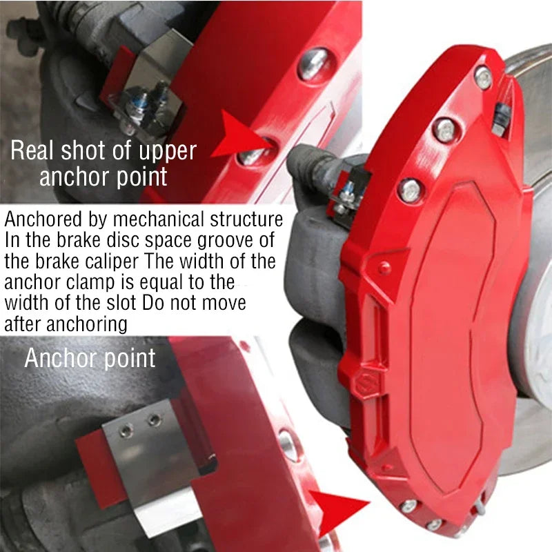 For Audi Car Brake Caliper Cover Aluminum Alloy Metal Fit A1