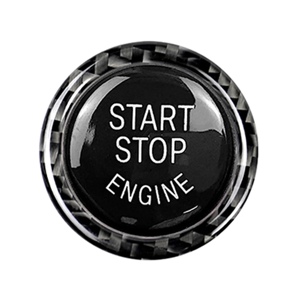 Car Engine Start Stop Button Replace Cover Switch Trim Ring Sticker for BMW E90 E92 E93 320i Car Interior Styling Accessories