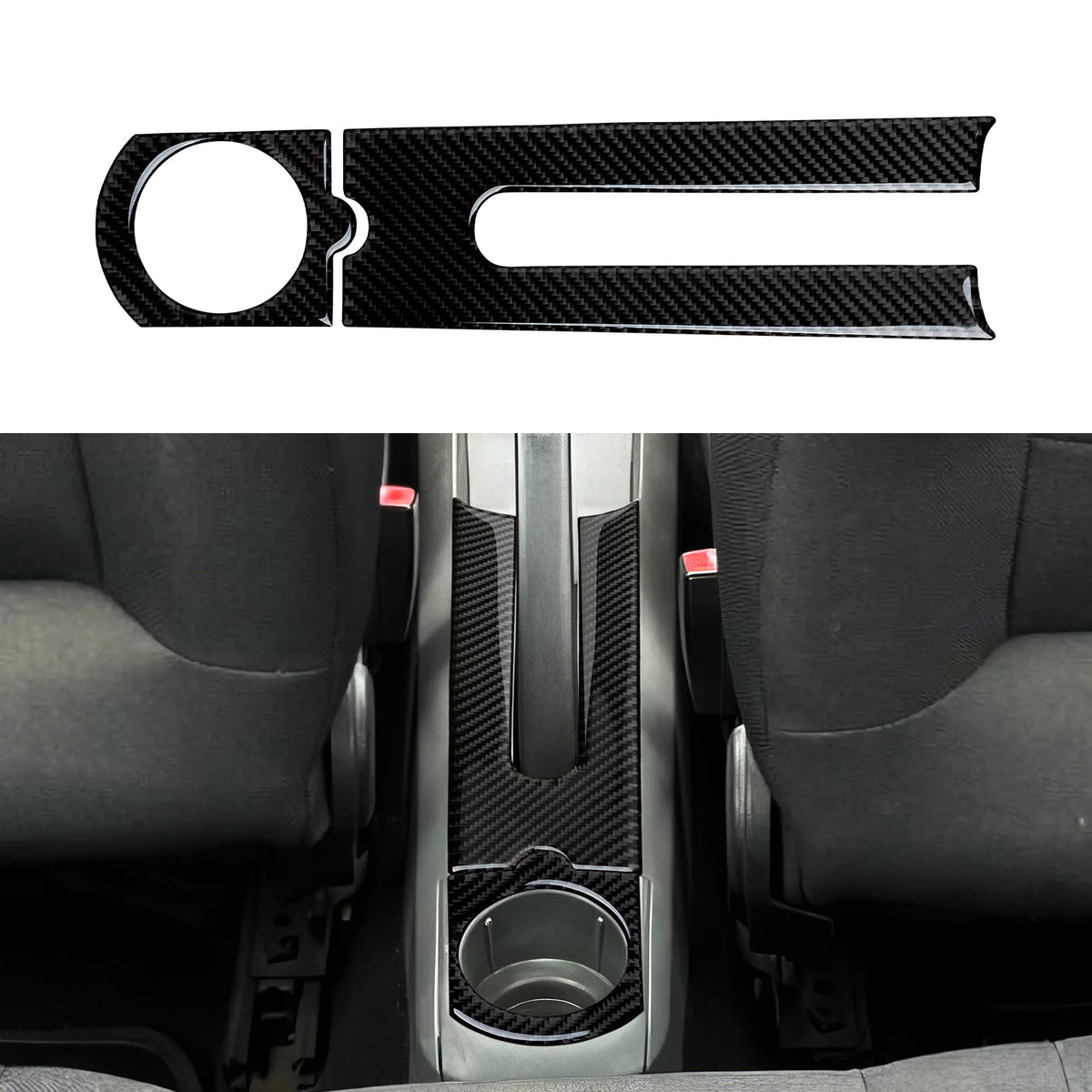 For SEAT Cordoba Ibiza 6L (2002-2009) Trim Accessories Carbo
