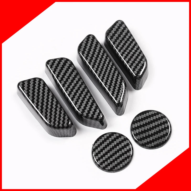 For Tesla Model 3 Model Y Carbon Fiber Color Seat Adjust Swi