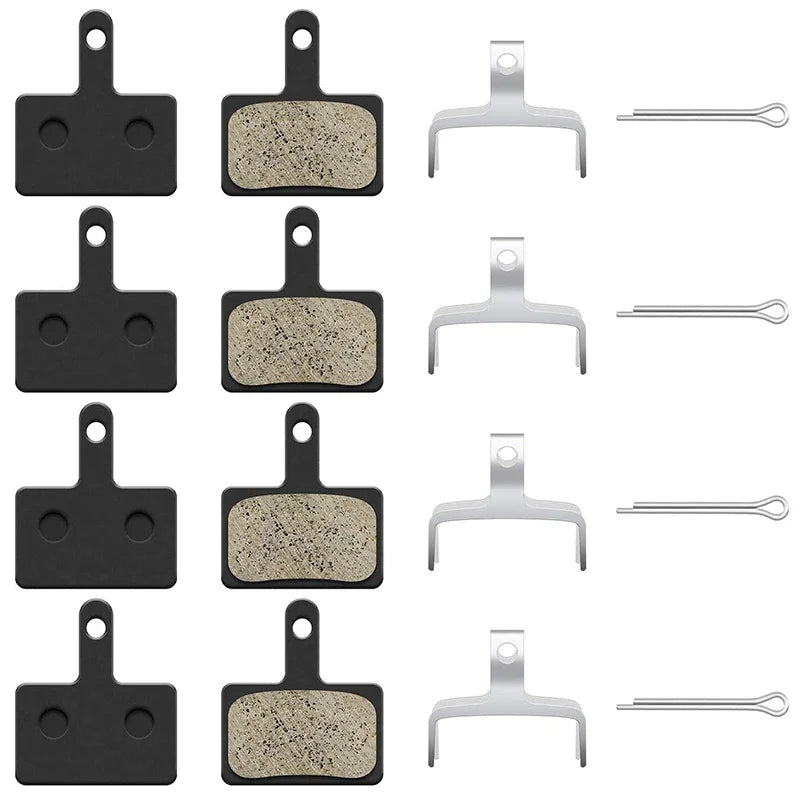 4 Pairs MTB Bicycle Resin Disc Brake Pads For Shimano B01S M