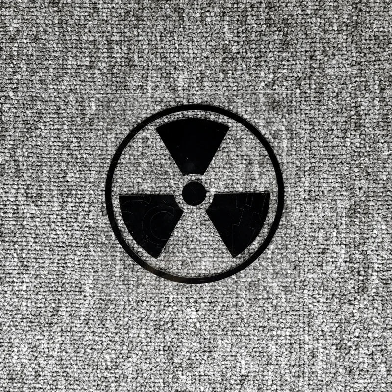 Car Stickers Caution Radiation Hazard Danger Warning Sign Reflective Decals For Fuel Tank Cap Motorcycles Laptop iPhone