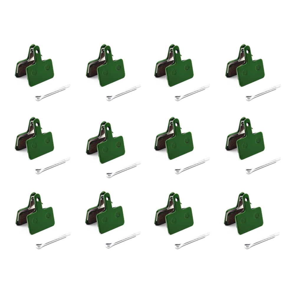2/4/12Pairs Bicycle Disc Brake Pads Resin / Semi-Metal / Ceramics For Shimano Deore B01S B03S B05S MT200 MT400 MT500 UR300 M3050