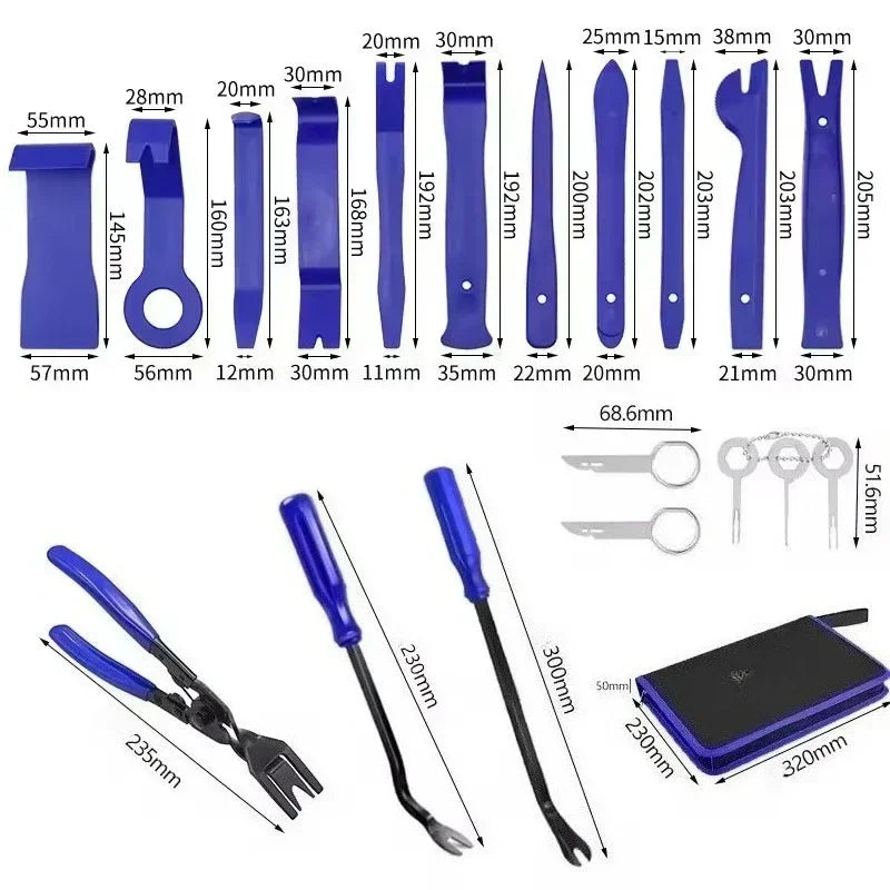 A set Car Disassembly Interior Kit Tool Car Radio Do DVD Pla
