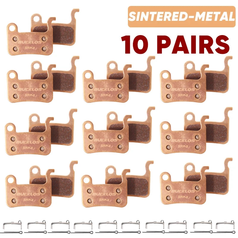 BUCKLOS Sintered-Metal MTB Brake Pads for M06 M07 Bicycle Hydraulic Disc Brake Pads Metallic Bike Brake Pad Mountain Bike Part