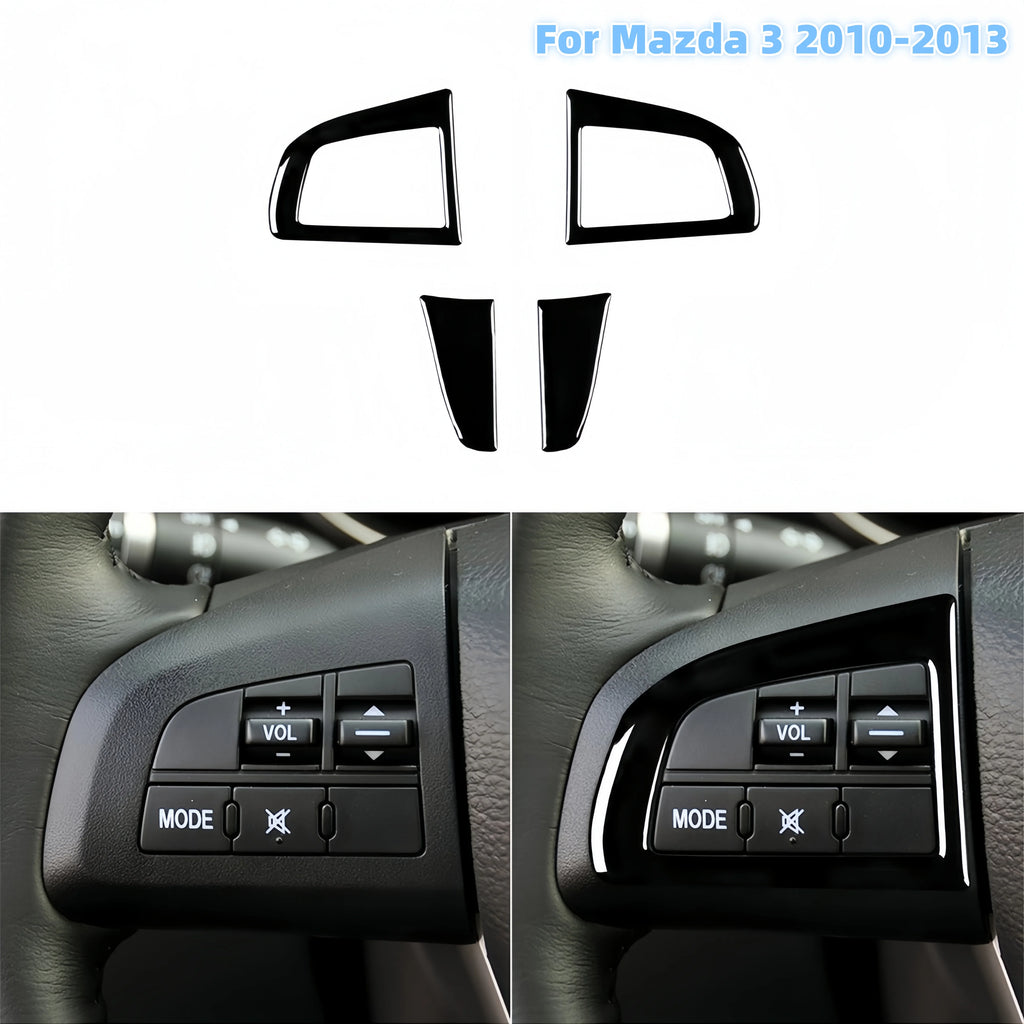 For Mazda 3 Axela 2010-2013 Auto Steering Wheel Button Frame