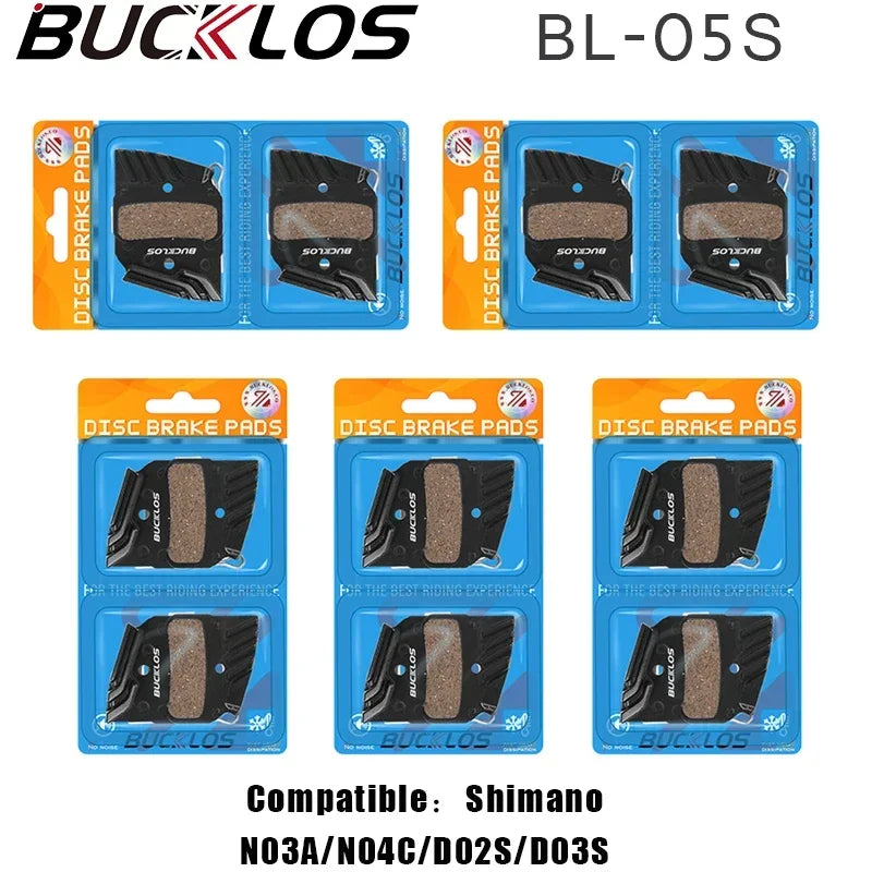 BUCKLOS Bicycle Disc Brake Pad Ceramic Bike Hydraulic Brakes Pads Road MTB Brake Pad for Shimano L05A J04C J05A H03A N03A NUTT