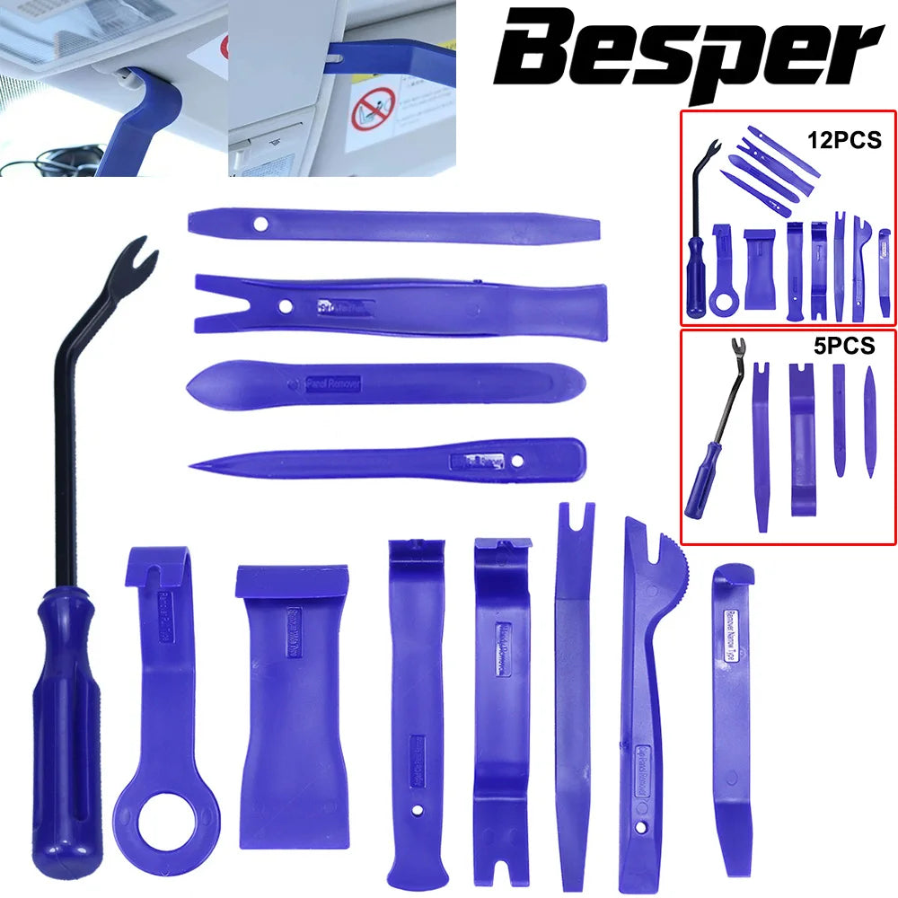 12/5pcs Auto Door Clip Panel Trim Removal Tool Kits Navigati