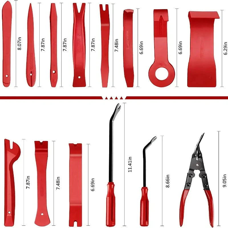 Car Interior Trim Removal Tool Kit Auto Plastic Clips Puller
