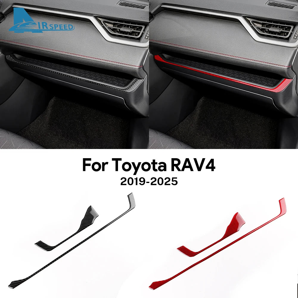 Real Soft Carbon Fiber Sticker For Toyota RAV4 XA50 2019 202