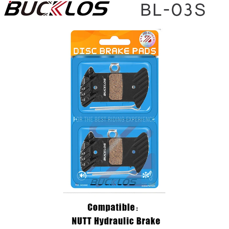 BUCKLOS Bicycle Disc Brake Pad Ceramic Bike Hydraulic Brakes Pads Road MTB Brake Pad for Shimano L05A J04C J05A H03A N03A NUTT
