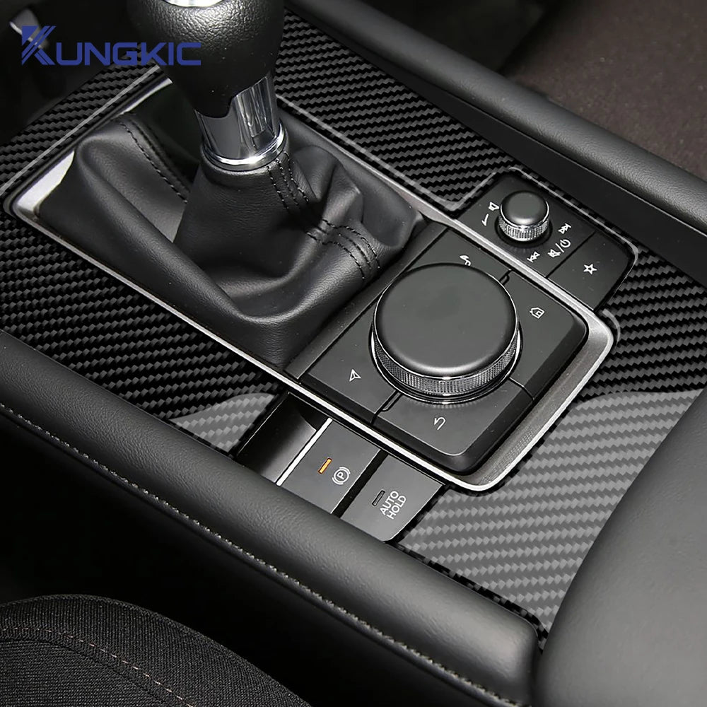 Real Soft Carbon Fiber Sticker For Mazda 3 Axela 2019 2020 2