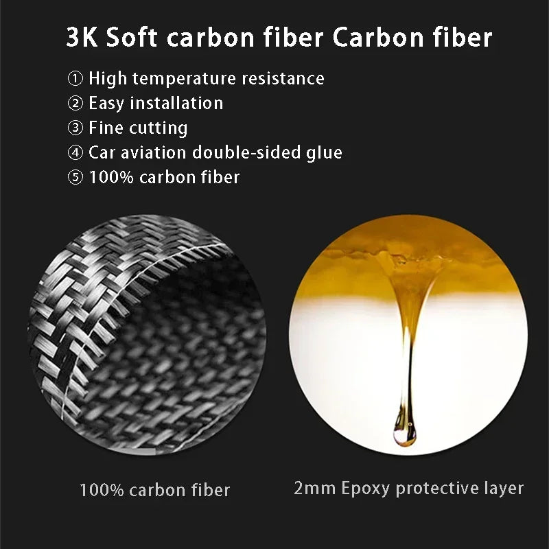 Real Carbon Fiber For Audi A4 B8 8K A6 C6 4F Q5 8R Q7 4L A3 
