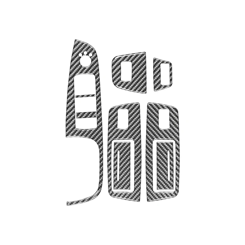 For Audi Q7 2007-2015 Accessories Carbon Fiber Interior Car 