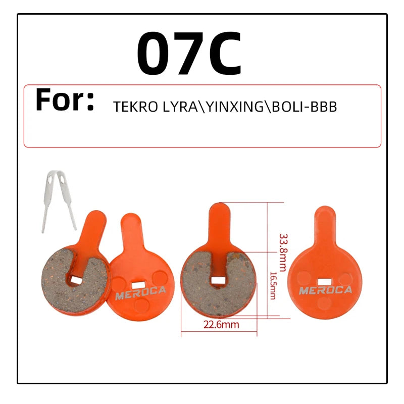 Bicycle Resin Brake Pad Mtb For Shimano M375 M445 Mt200 Bb5 Bb7 Mountain Road Bike Hydraulic Disc Brake Pads