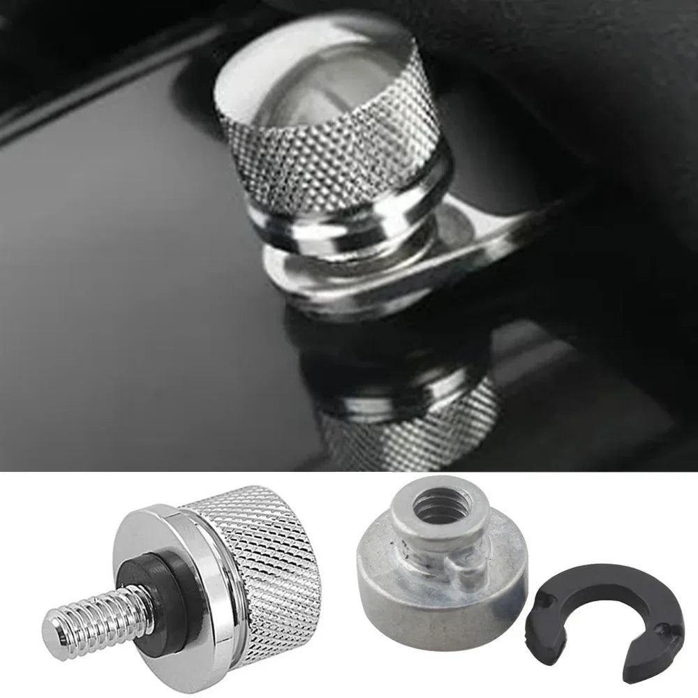 Quick Release Rear Fender Seat Bolt Nut Kit Motorcycle Mount